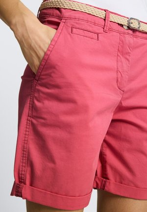 Tom Tailor Slim fit bermuda van een mix van katoen en elastaan in beige online kopen | P&C