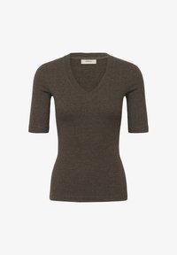 Niet geselecteerd, chocolate brown melange