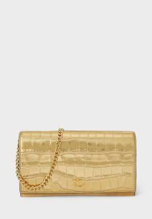 BELTING-PRINT CANVAS LARGE POUCH - Borsa a tracolla - modern gold