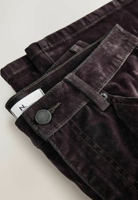 WIDE  - Wide leg - chocolate brown