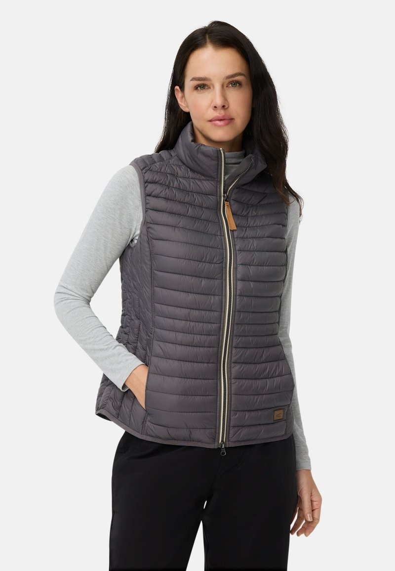 camel active STEPP MIT REFLEKTIERENDEN DETAILS - Vest - slate