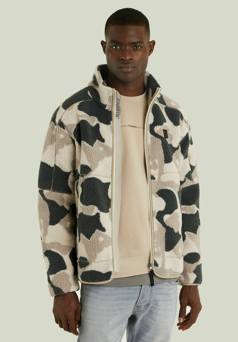 Veste Polaire Homme James Pringle – Taille M – Beige à Carreaux – Occasion Parfait état