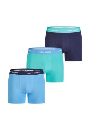 3-PACK - Trunks - navy blue turquoise