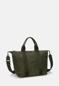 Lauren Ralph Lauren NYLON EXTRA LARGE STEVIE ZIP TOTE BAG - Bevásárlótáska - dark olive/dark olive