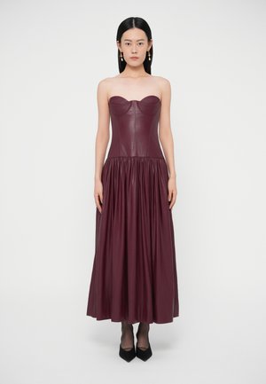 ELIZA MIDI DRESS - Maxi šaty - burgundy