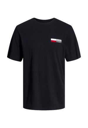 Jack & Jones, JWHCORP LOGO TEE PLAY1 SS O-NECK - Základné tričko - black