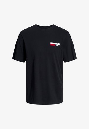 Jack & Jones, JWHCORP LOGO TEE PLAY1 SS O-NECK - Základné tričko - black