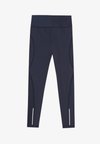 FULL LENGTH HIGH RISE LEGGINGS WITH REFLECTIVE STRIP - Tights - dark blue