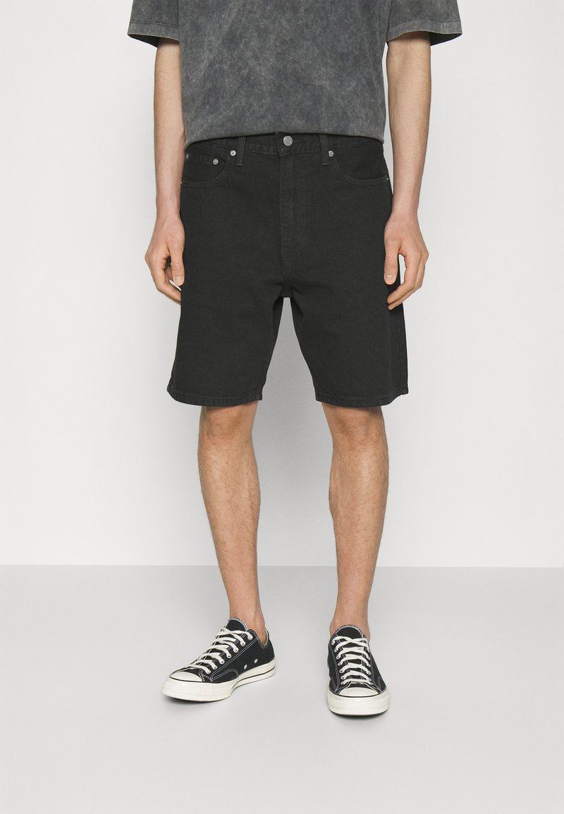 Levi's® LOOSE - Pantaloni scurți din denim - black