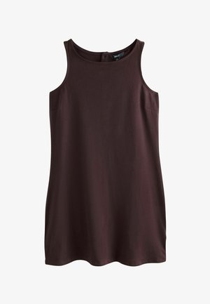 Next, REGULAR FIT - JERSEY SHIFT DRESS . - Jerseykjole - chocolate brown