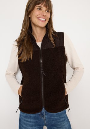 MIT STEPPDETAILS - Veste sans manches - braun