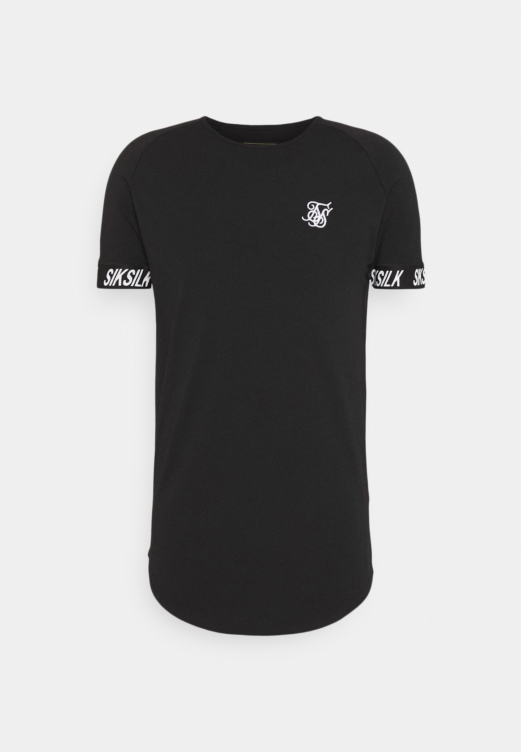Herrer RAGLAN TECH TAPE TEE - T-shirts basic - black Herrer RAGLAN TECH TAPE TEE - T-shirts basic - black