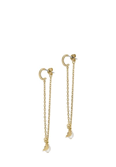 Emporio Armani EAGLE LOGO - Pendientes - gold-coloured