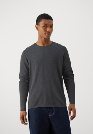 SLHROME LS CREW NECK B NOOS - Svetr - antracit