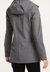 Schmuddelwedda Parka - mottled dark grey