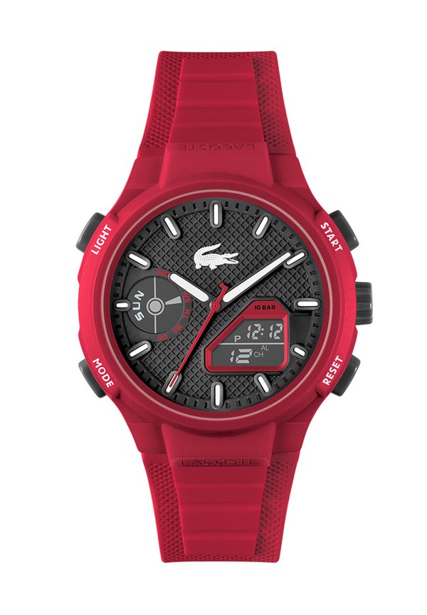 Digitaluhr - rot   rot   schwarz