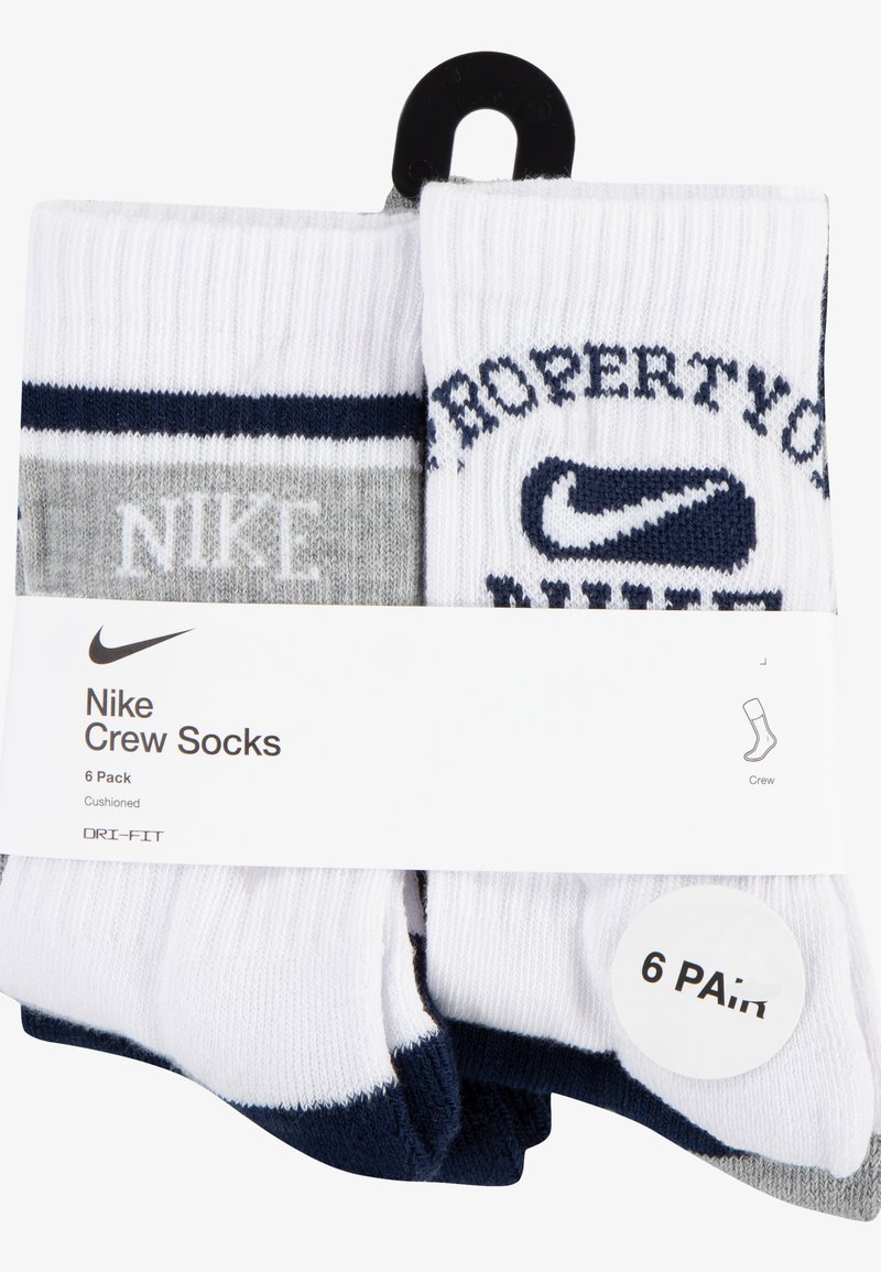 Nike Sportswear VARSITY CREW UNISEX PACK Chaussettes white