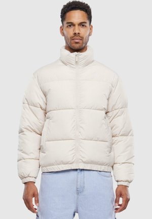 CHEST SIGNATURE PUFFER  - Winter jacket - off white