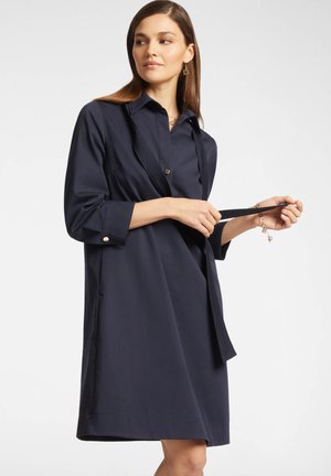 CON FUSCIACCA - Shirt dress - blu