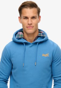 Superdry & Co ESSENTIAL LOGO  - Felpa con cappuccio - monaco blue