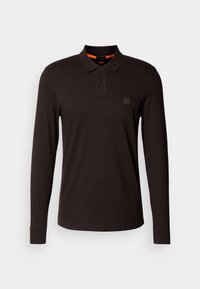 PASSERBY - Bluză polo - dark brown