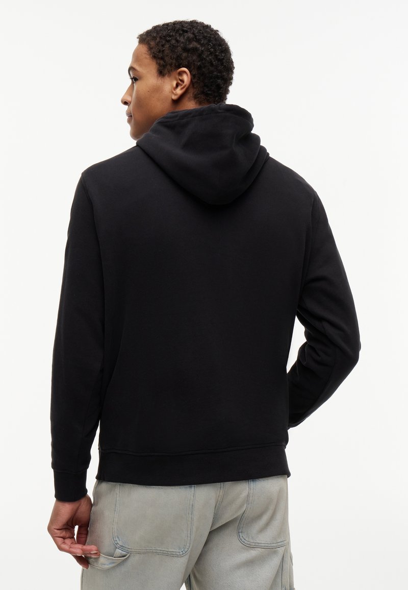 Tommy Jeans ENTRY SIGN HOODIE - Mikina s kapucí - black