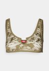 OVAL BRALETTE - Korsetes izstrādājums ar stīpiņām - olive
