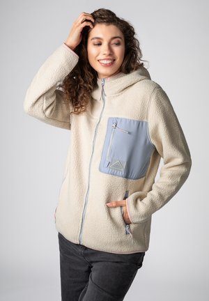 Fleece jacket - light-beige