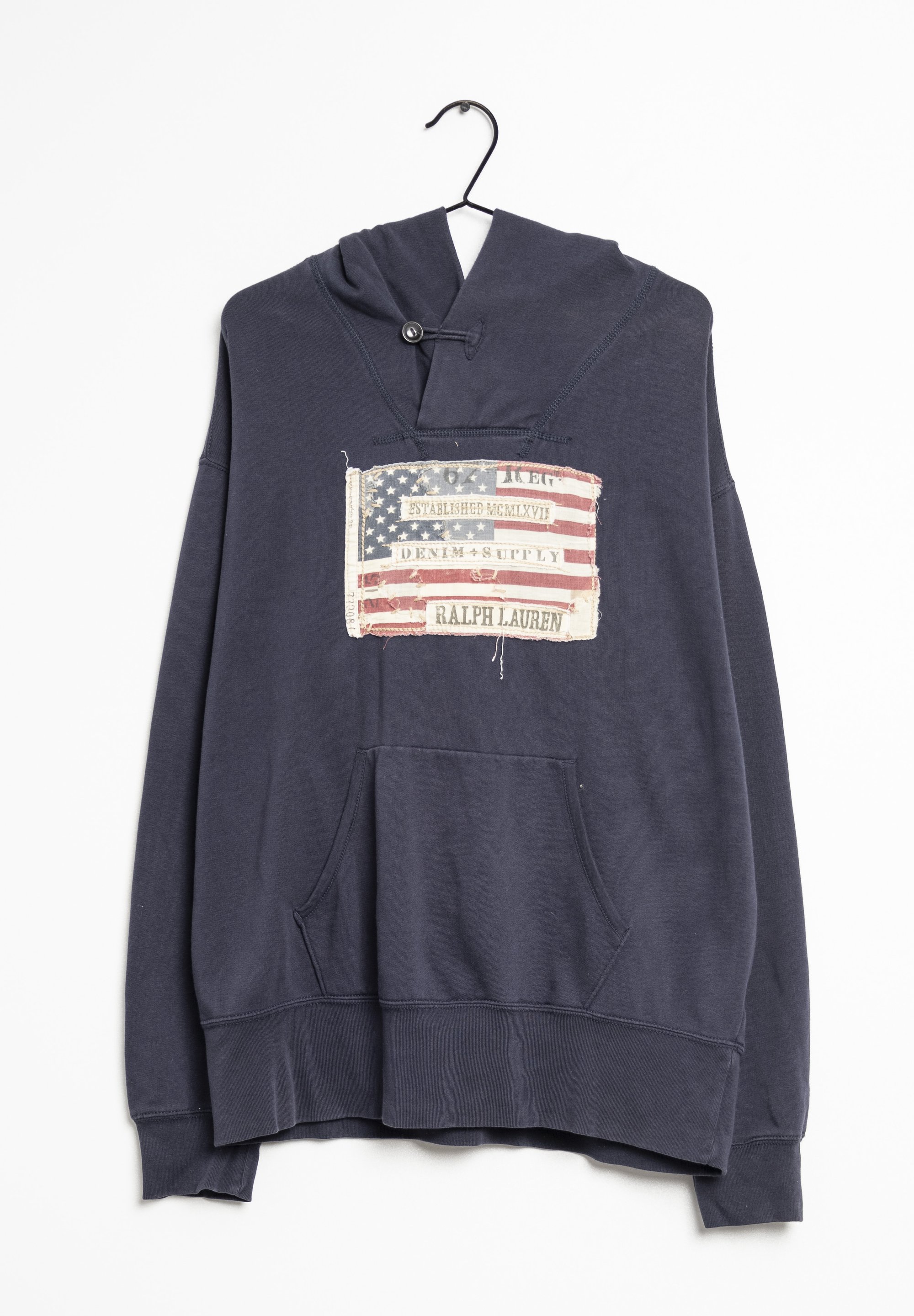 Denim Supply Ralph Lauren Hoodie blue (Pre-owned) Zalando