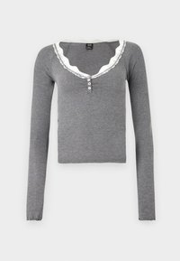 DIANA - Top s dlhým rukávom - grey