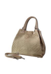 DrachenLeder Handtas - taupe beige braun