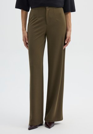 Terranova, PANTALONE LUNGO TINTA UNITA - Pantaloni - oliva scuro