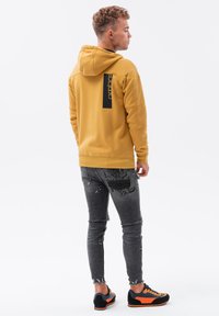 Ombre Felpa con zip - mustard