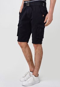 INDICODE JEANS BLIXT - Kratke hlače - black
