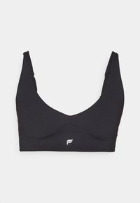 PURELUXE LONGLINE LOW IMPACT BRA - Sport-BH mit leichter Stützkraft - black