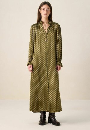 GEMUSTERTES  - Robe longue - dunkelgrün