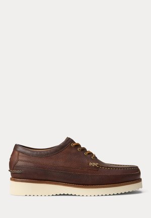Polo Ralph Lauren, RANGER LOW LEATHER WORKBOOT - Chaussures à lacets - brown