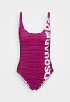 ONEPIECE - Badeanzug - fuxia/white