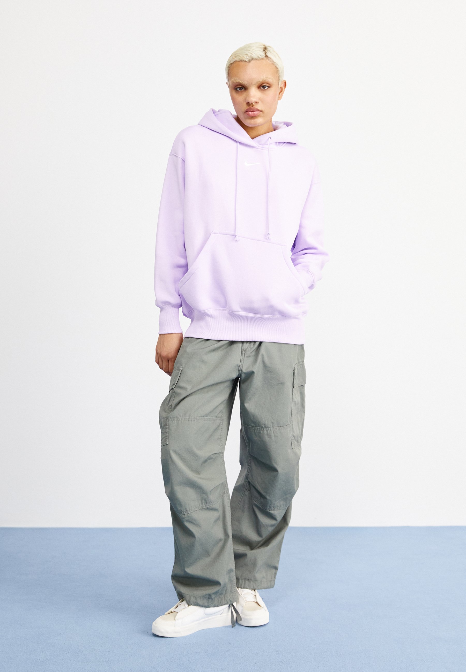 Nike Sportswear HOODIE - Sweatshirt - violet mist sail/purple -  Zalando.co.uk