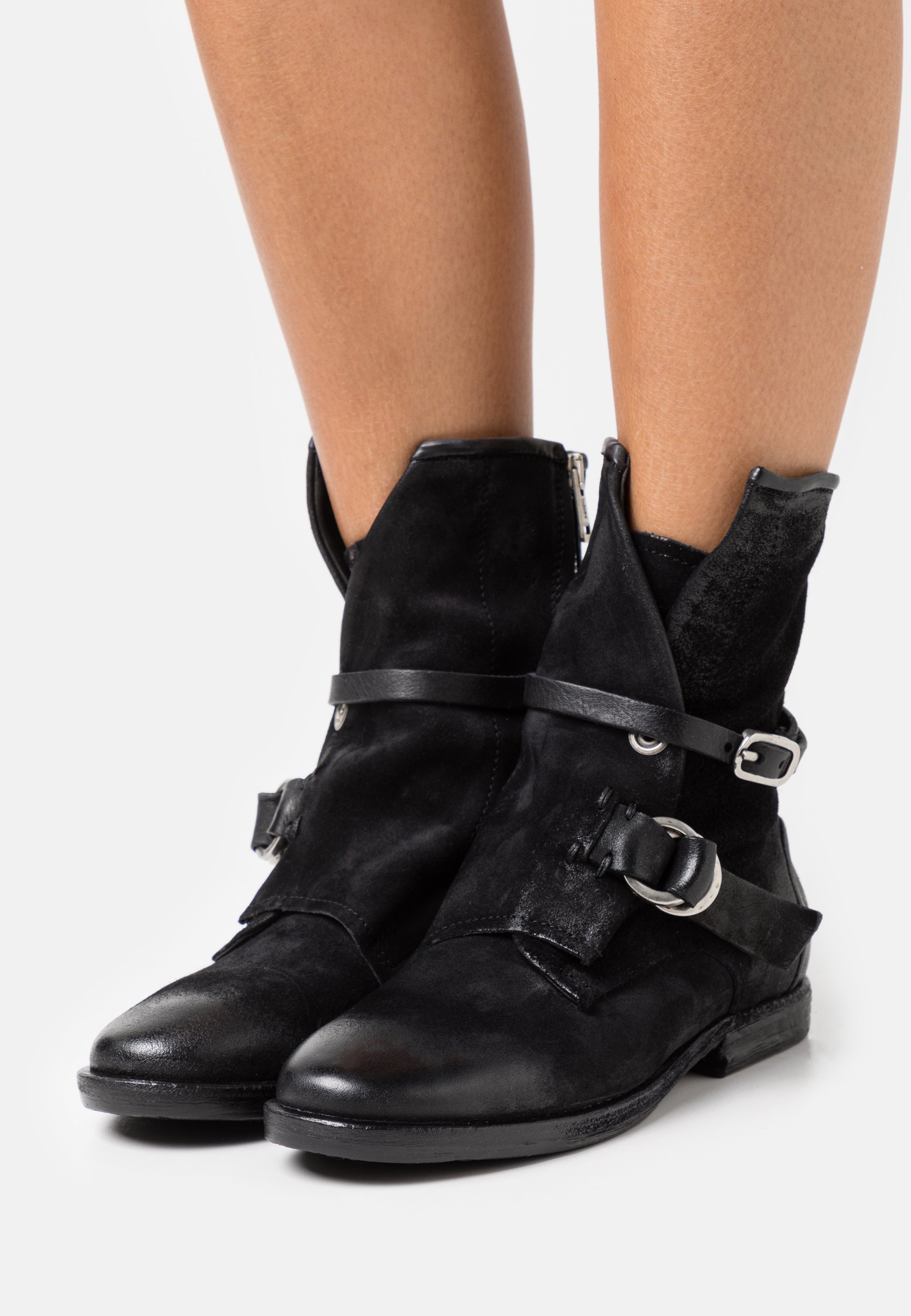 A.S.98 Botines camperos - nero/negro - Zalando.es