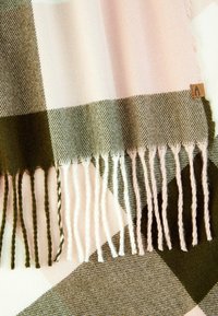 camel active MIT KARIERTEM MUSTER - Sjal / Tørklæder - sepia rose checks