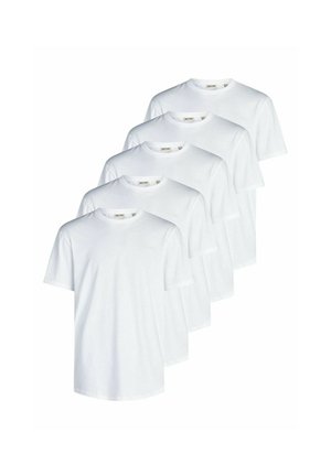 Only & Sons, ONSJEFF 5 PACK - T-Shirt basic - bright white