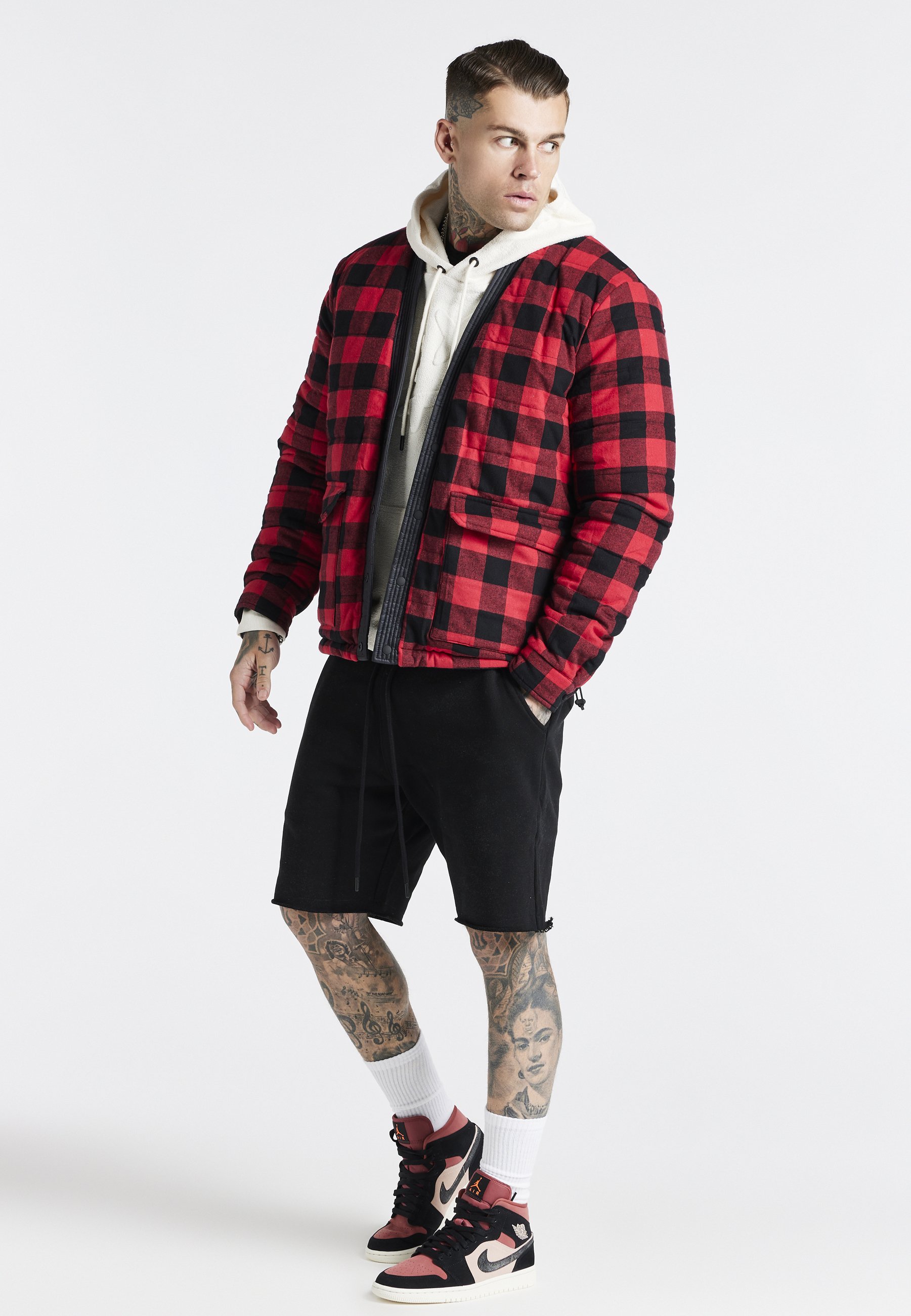 Men REVERSIBLE AOKI KIMONO STYLE - Bomber Jacket Men REVERSIBLE AOKI KIMONO STYLE - Bomber Jacket