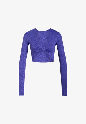 adidas Performance, PrimeLift Snake Twist Reversible - Top dugih rukava - solar purple pure purple