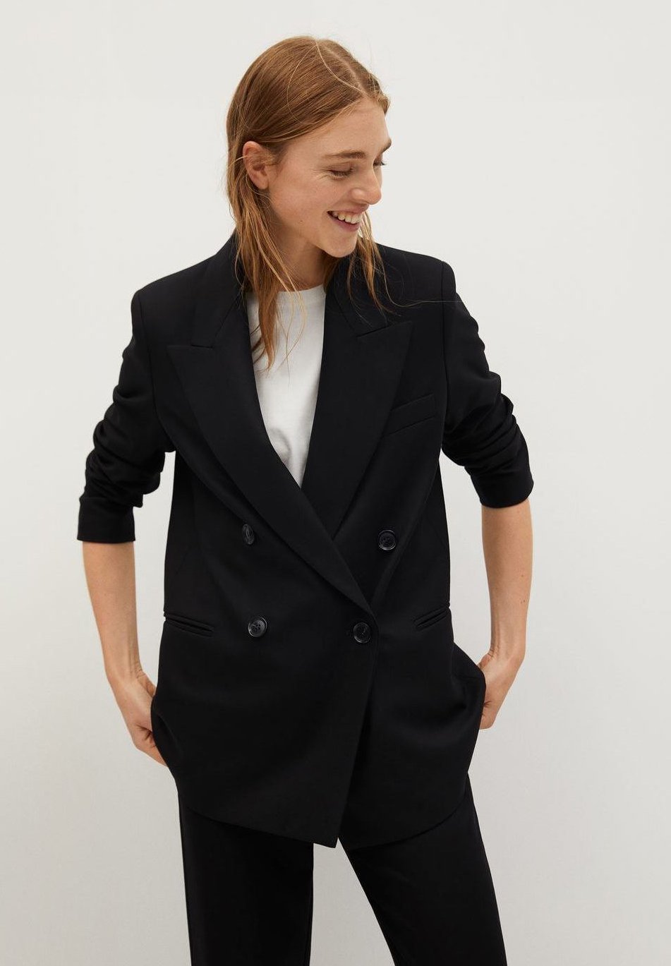 Mango CANAS I Blazer schwarzsvart Zalando.no Mango CANAS-I - Bukse - schwarz