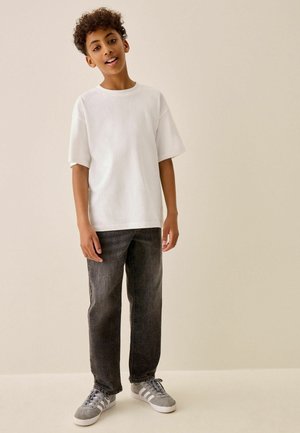Next, REGULAR FIT - LOOSE FIT STRETCH JEANS - Jeans Straight Leg - grey denim