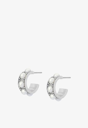 AllSaints, ALLSAINTS NELLIE PEARL HUGGIE EARRINGS - Boucles d'oreilles - open white