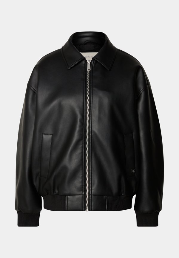 EXCLUSIVE COLLARED UNISEX - Faux leather jacket4