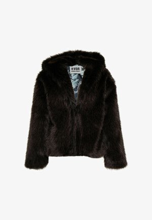 #VDR VILLADELLEROSE, FAUX FUR - Χειμωνιάτικο μπουφάν - brown