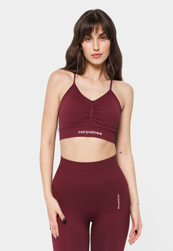 ALLURE - Sport-BH mit leichter Stützkraft - burgundy